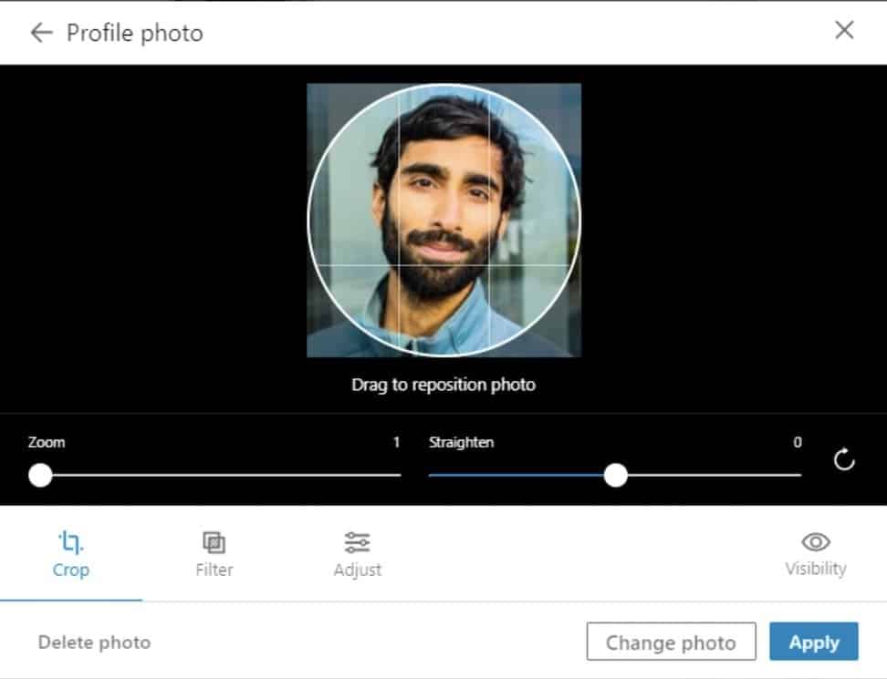 LinkedIn profil: Fra Linkedin support sider - hvordan du laster opp profilbilde